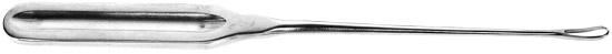 Кюретка для выскабливания слизистой оболочки матки, острая, №1, 260 мм (КЮ-4)